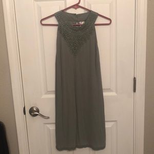 Small, olive green dress